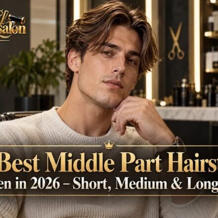 middle part hairstyles