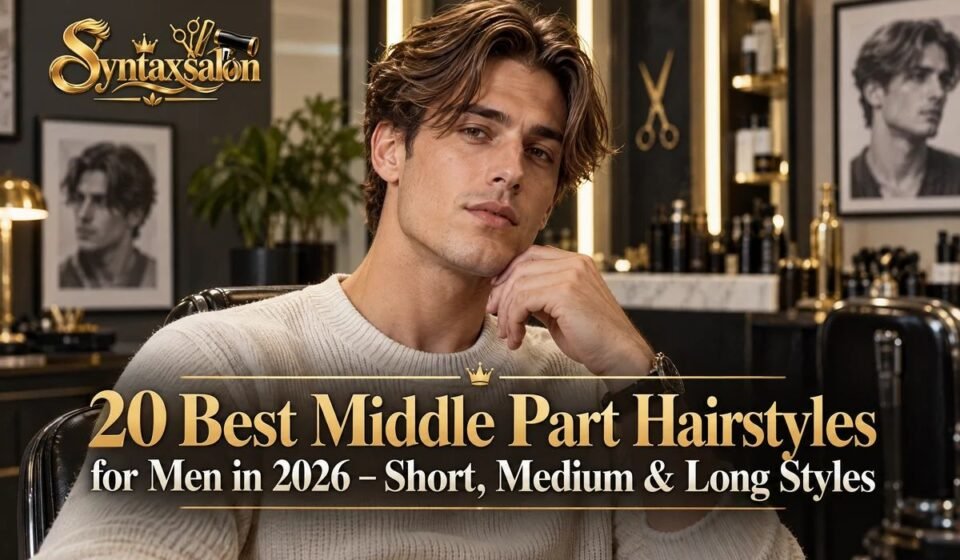 middle part hairstyles