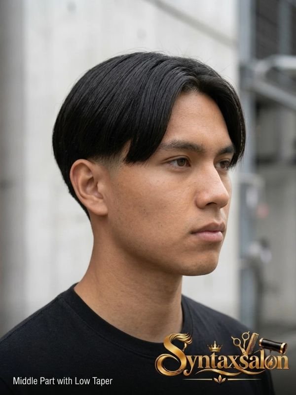 middle part with low taper