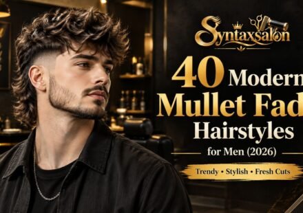 modern mullet fade hairstyle
