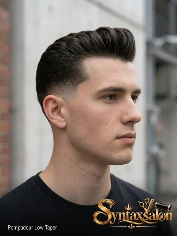 pompadour low taper