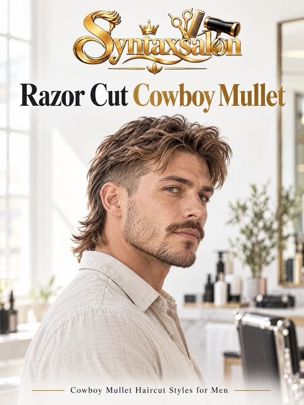 razor cut cowboy mullet