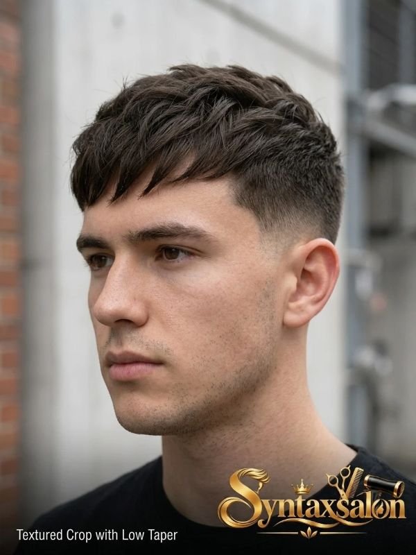 textured crop low taper